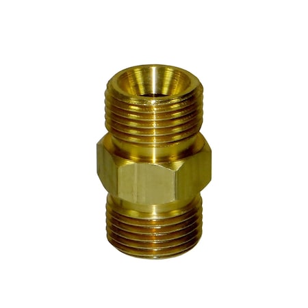 Bedford Precision Parts Bedford Precision Brass Nipple 3/8in NPS x 3/8in NPS for Binks H-1446 12-223
